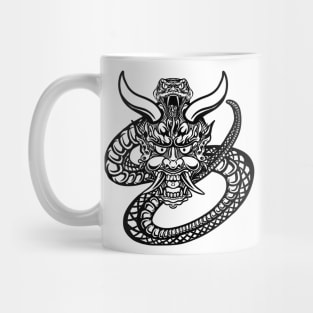 Hannya Mask Snake Mug